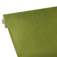 Tischdecke, stoffähnlich, Vlies "soft selection plus" 25 m x 1,18 m olivgrün