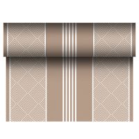 Tischläufer, stoffähnlich, PV-Tissue Mix "ROYAL Collection" 24 m x 40 cm braun "Elegance"