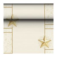 Tischläufer, Tissue "ROYAL Collection" 24 m x 40 cm champagner "Rising Star"