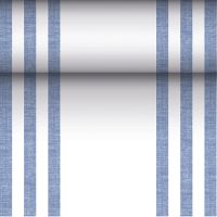 Tischläufer, stoffähnlich, PV-Tissue Mix "ROYAL Collection" 24 m x 40 cm blau "Lines"
