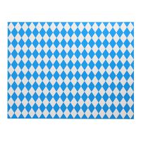 Tischsets, Papier 30 cm x 40 cm "Bayrisch Blau"