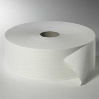 Toilettenpapier, 2-lagiges Tissue Ø 26,5 cm · 420 m x 10 cm weiss "Maxi Rollen" Großrolle