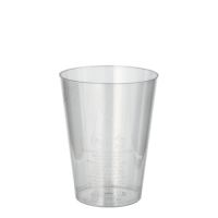 Trinkbecher, PS 0,2 l Ø 7,5 cm · 9,7 cm glasklar