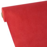 Tischdecke, stoffähnlich, Vlies "soft selection" 40 m x 1,18 m rot