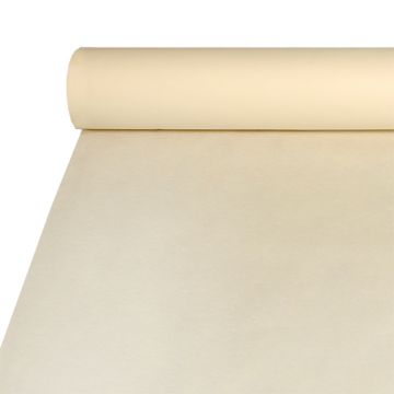 Tischdecke, stoffähnlich, Airlaid 20 m x 1,2 m creme