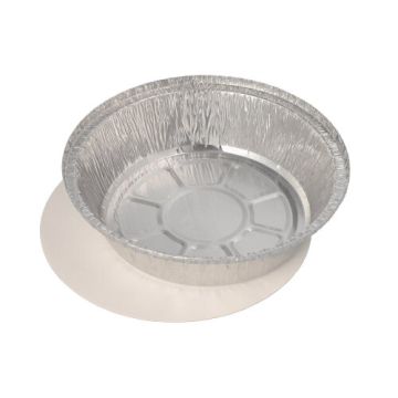 Schalen, Alu + Einlegedeckel, PP-beschichtet rund 0,77 l Ø 18,2 cm · 4 cm