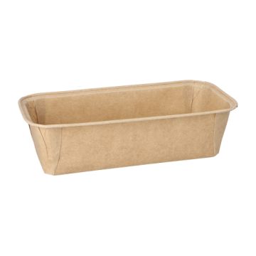 Backformen eckig 1033 ml 6,1 cm x 10,8 cm x 23 cm braun