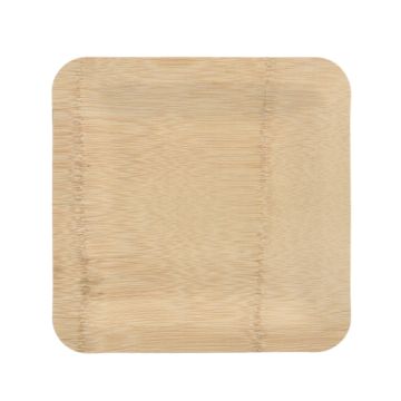 Teller, Bambus "pure" eckig 1,5 cm x 25,5 cm x 25,5 cm