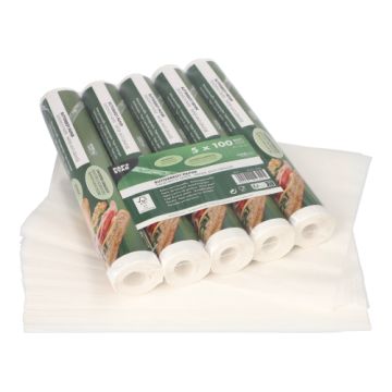 Butterbrotpapier 25 cm x 30 cm weiss