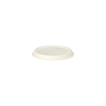Deckel für Dressingschalen Zuckerrohr "pure" Ø 6 cm weiss