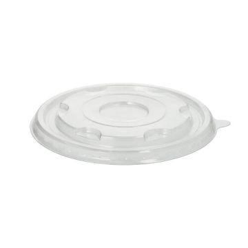 Deckel für Schalen R-PET rund Ø 17 cm · 1,5 cm glasklar
