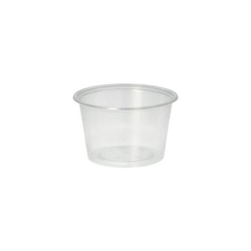 Dressingbecher, PP rund 100 ml Ø 7,1 cm · 4,3 cm transparent