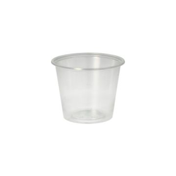 Dressingbecher, PP rund 125 ml Ø 7,1 cm · 5,7 cm transparent