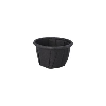 Dressingbecher, Papier 10 ml Ø 3,5 cm · 2,2 cm schwarz