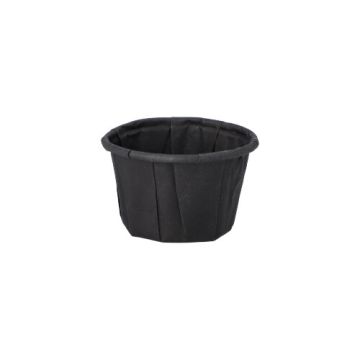 Dressingbecher, Papier 25 ml Ø 4,4 cm · 2,8 cm schwarz