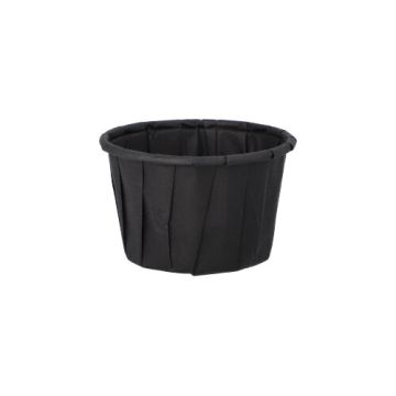 Dressingbecher, Papier 35 ml Ø 5 cm · 3,1 cm schwarz