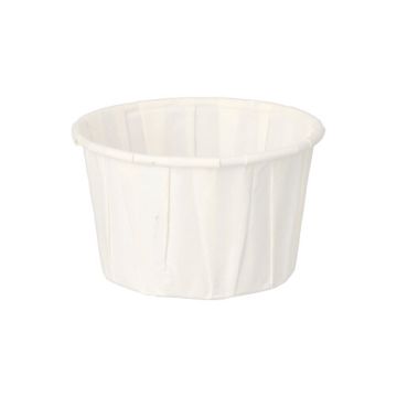 Dressingbecher, Papier "pure" 110 ml Ø 7 cm · 4,2 cm weiss