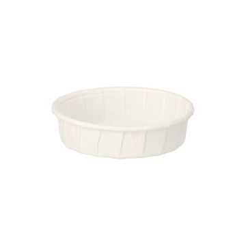 Dressingbecher, Papier "pure" 25 ml Ø 6 cm · 1,5 cm weiss