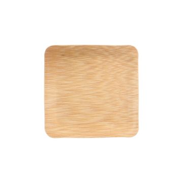 Fingerfood - Teller, Bambus "pure" eckig 1,5 cm x 8,5 cm x 8,5 cm