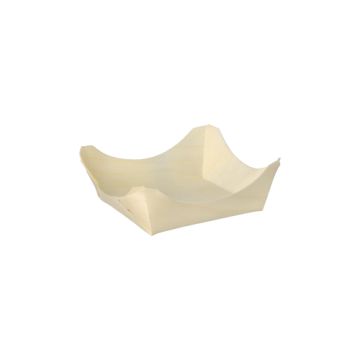 Fingerfood - Schalen, Holz "pure" eckig 3 cm x 8 cm x 8 cm