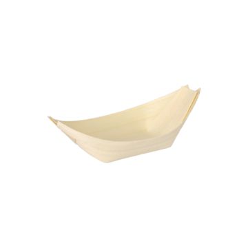Fingerfood - Schalen, Holz "pure" 11 cm x 6,5 cm "Schiffchen"