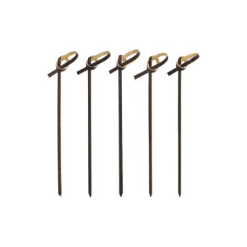 Fingerfood - Picker 10 cm schwarz "Knoten"
