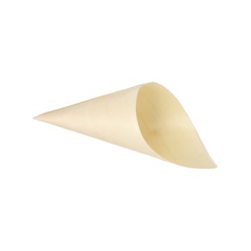 Fingerfood - Spitztüten, Holz "pure" Ø 9,5 cm · 18 cm
