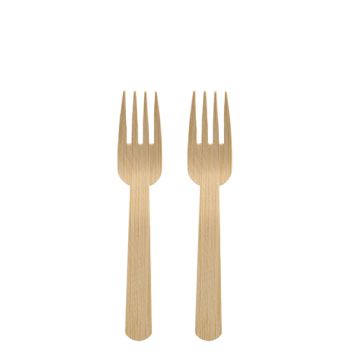 Gabeln, Bambus "pure" 14 cm