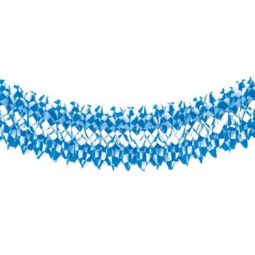Großraumgirlande, Papier Ø 25 cm · 10 m "Bayrisch Blau" schwer entflammbar