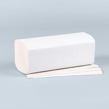 Handtuchpapier V-Falz 23 cm x 25 cm weiss "Eco" 2-lagig (20x160)