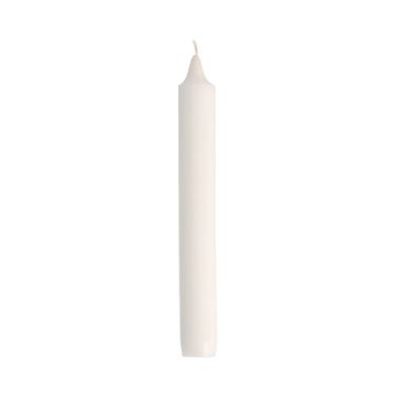 Haushaltskerzen mit Dornloch Ø 2,45 cm · 20 cm weiss