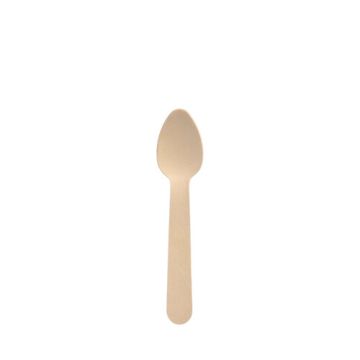 Kaffeelöffel, Holz 11 cm gewachst