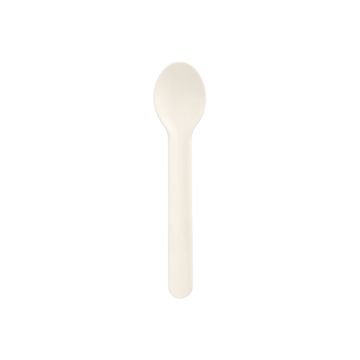 Kaffeelöffel, Papier "pure" 13 cm weiss