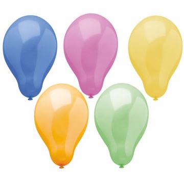 Luftballons Ø 25 cm farbig sortiert "Trend"