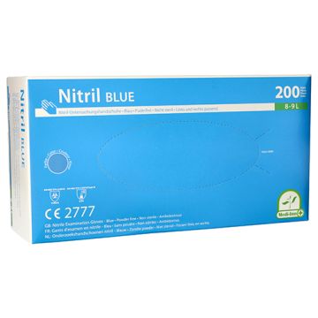 "Medi-Inn" Handschuhe, Nitril puderfrei "Blue" blau Größe L