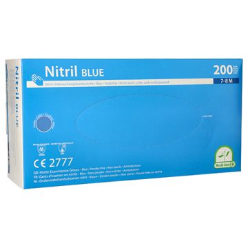 "Medi-Inn" Handschuhe, Nitril puderfrei "Blue" blau Größe M