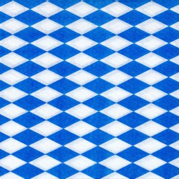 Servietten, 1-lagig 1/4-Falz 33 cm x 33 cm "Bayrisch Blau"
