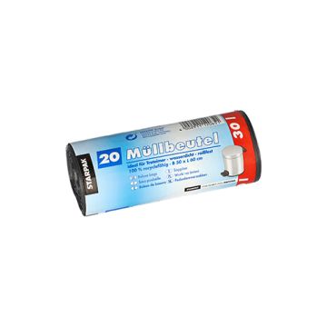 Müllbeutel, LDPE 30 l 60 cm x 50 cm grau