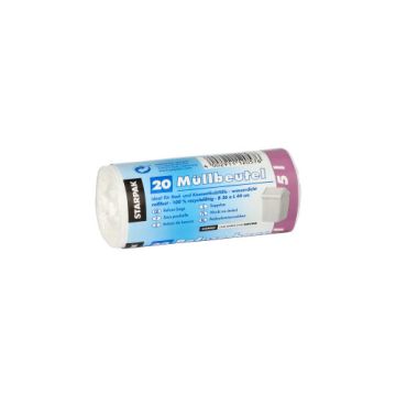 Müllbeutel, LDPE 5 l 44 cm x 36 cm weiss