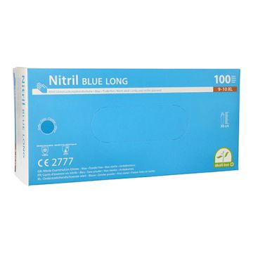"Medi-Inn" Handschuhe Nitril puderfrei "Long" blau Größe XL