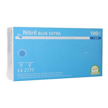 "Medi-Inn" Handschuhe Nitril puderfrei blau "Blue Extra" Größe M