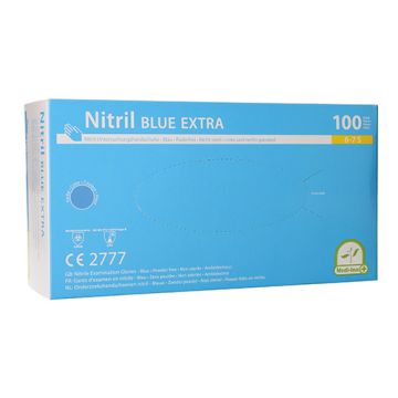 "Medi-Inn" Handschuhe Nitril puderfrei blau "Blue Extra" Größe S