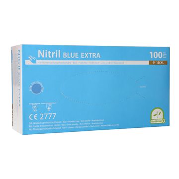 "Medi-Inn" Handschuhe Nitril puderfrei blau "Blue Extra" Größe XL