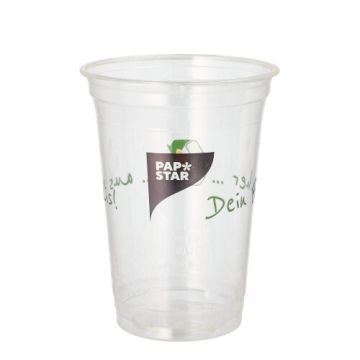 Trinkbecher PLA 0,4 l Ø 9,5 cm · 12,7 cm "Becher aus Mais"
