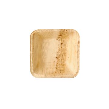 Schalen, Palmblatt "pure" eckig 40 ml 8 cm x 8 cm x 2 cm