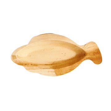 Teller, Palmblatt "pure" 24 cm x 11 cm x 2,5 cm "Fisch"