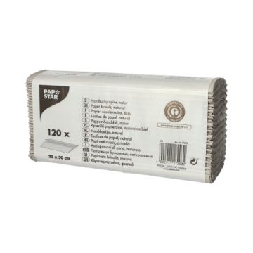 Handtuchpapier C-Falz 50 cm x 25 cm natur 1-lagig