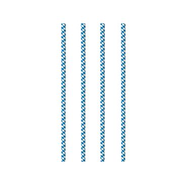Trinkhalme, Papier Ø 6 mm · 20 cm "Bayrisch Blau"