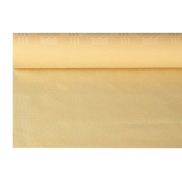 Papiertischtuch mit Damastprägung 6 m x 1,2 m creme