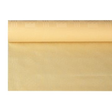 Papiertischtuch mit Damastprägung 8 m x 1,2 m creme